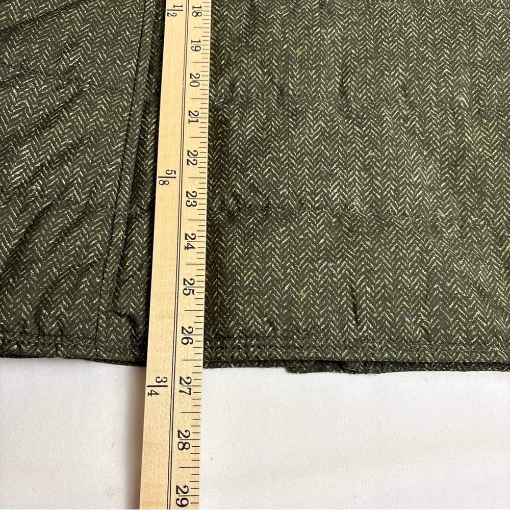 J Jill Green Herringbone Puffer Vest - Picture 5 of 5